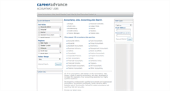 Desktop Screenshot of careeradvance.co.uk